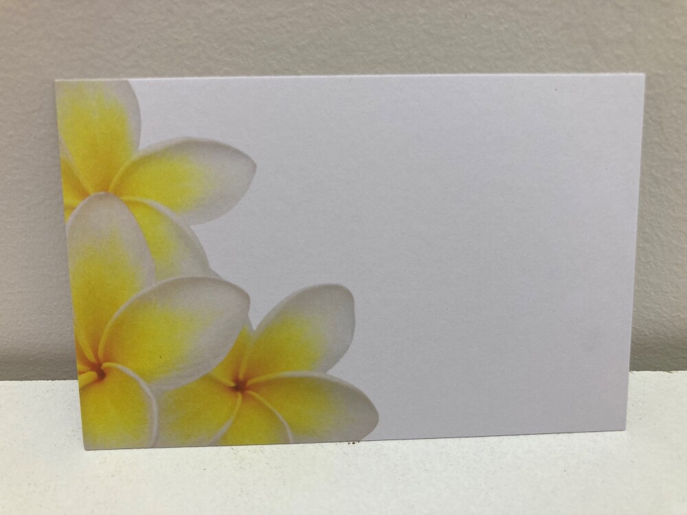 Yellow Flower Card