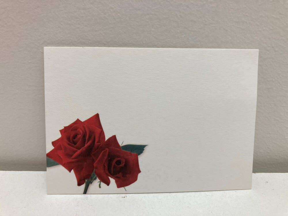 Red Roses Card